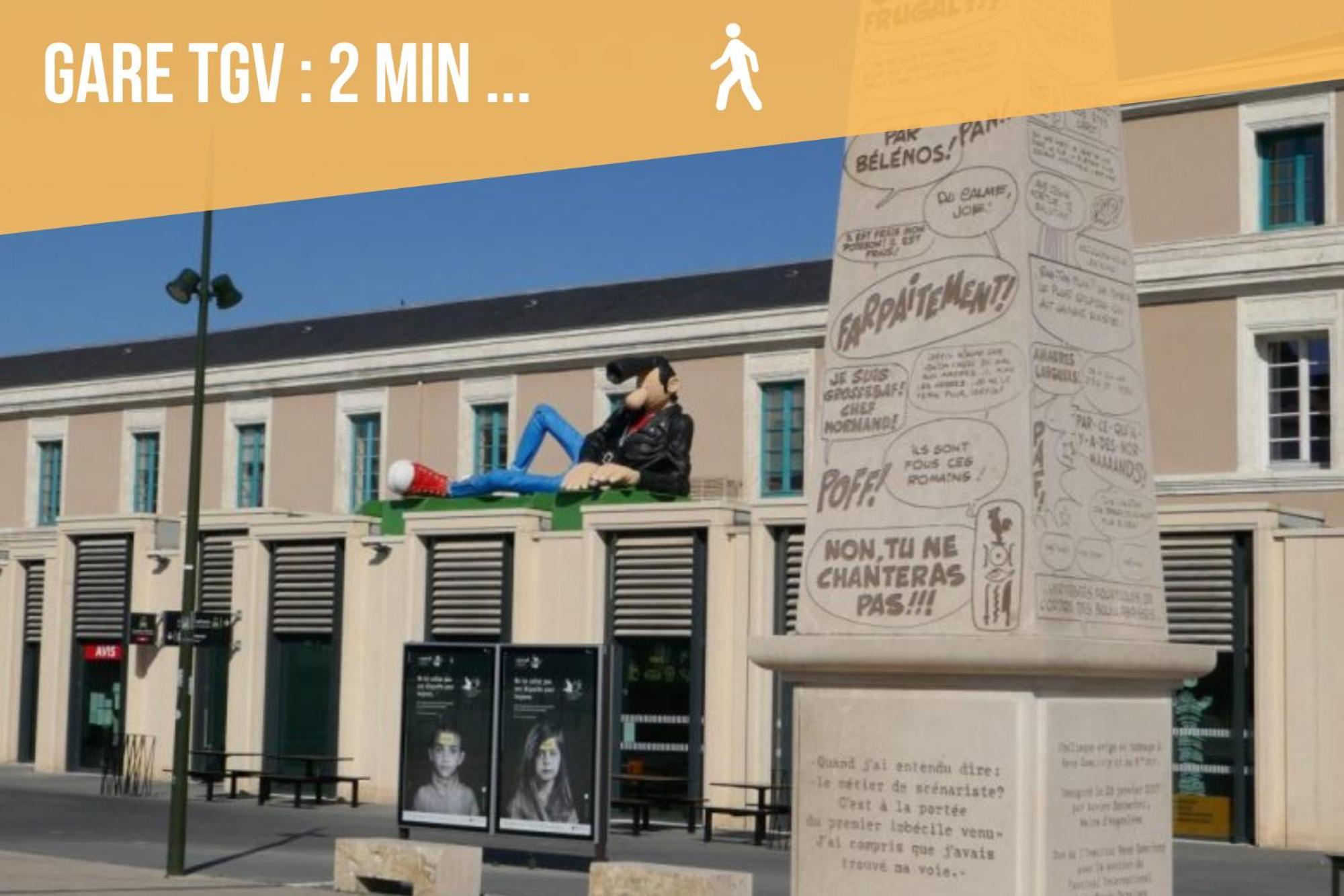 Appart Proche Gare Tgv Angouleme Deco Theme Bande Dessinee ภายนอก รูปภาพ